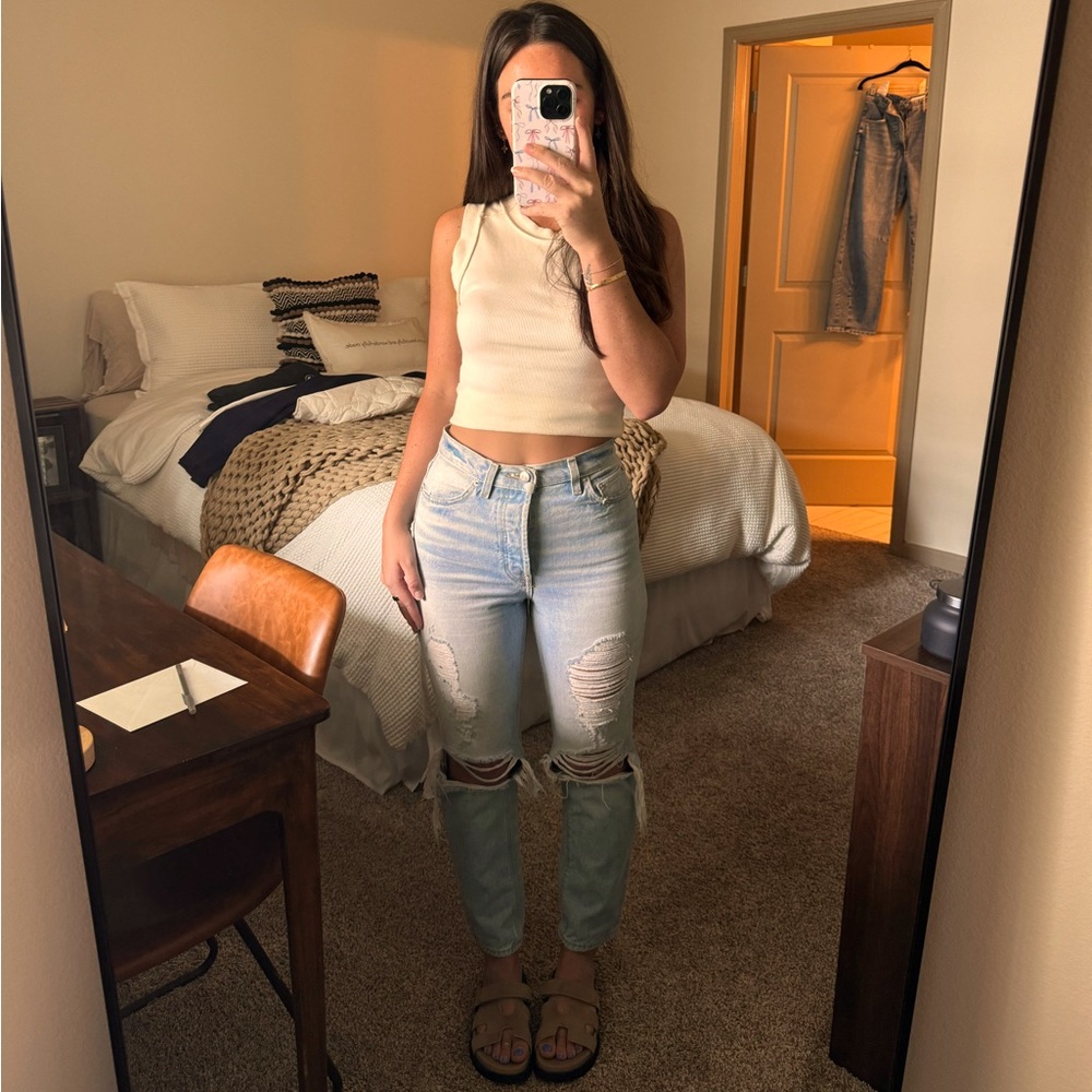 Nordstrom - BDG Distressed Jeans - light wash - size 27